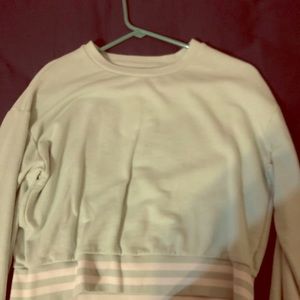 Mint Green Cropped Sweatshirt